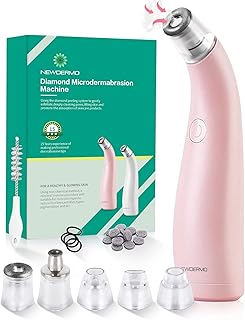 Nouvel appareil de microdermabrasion faciale dermo 2 en 1 avec conception en diamant