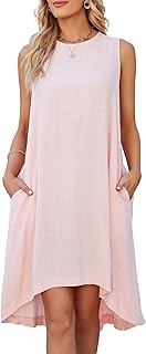 Robe décontractée sans manches pour femmes, col rond, robe d'été fine en coton et lin avec ourlet haut et bas et poches. La boutique en ligne Diayar Côte d'Ivoire propose une expérience d'achat unique et personnalisée à ses clients. Grâce à une navigation intuitive et à des fonctionnalités avancées de recherche, les clients peuvent facilement trouver les produits qu’ils recherchent parmi les centaines de milliers de références disponibles. De plus, la boutique assure une livraison rapide et sécurisée partout en Côte d’Ivoire.