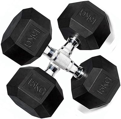 Ensemble d'haltères hexagonaux skyland new, 15 kg x 2, em-9260-15. DIAYTAR COTE D'IVOIRE est la boutique en ligne idéale pour les habitants de Cote d'Ivoire qui recherchent un large éventail de produits à des prix abordables. Elle s'efforce de fournir un service client exceptionnel, caractérisé par des réponses rapides aux questions et des délais de livraison fiables. Cela contribue à renforcer la confiance de ses clients.