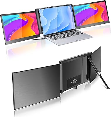 Portable triple écran p2 pro pour extension d'écran d'ordinateur portable double écran 13,3