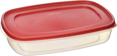 Rubbermaid 7j76 687965439399 récipient alimentaire en plastique facile à laver 15