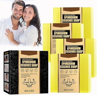 Savon essence epimedium intime pour hommes le bain (4pcs). DIAYTAR COTE D'IVOIRE est une boutique en ligne qui répond aux besoins des consommateurs ivoiriens en leur offrant une large gamme de produits et services de qualité. Elle est connue pour sa fiabilité, sa rapidité et sa flexibilité, ce qui en fait une option très appréciée par les clients. La boutique leader en Cote d'Ivoire continue de travailler pour améliorer l'expérience d'achat en ligne de ses clients.