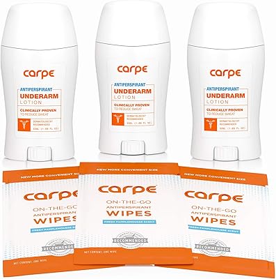 Déodorant et déodorant pour les aisselles arabes paquet de 3 avec lingettes