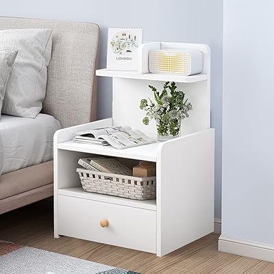 Armoire de rangement de chevet okoz® avec tiroir et étagère (blanc 1). DIAYTAR COTE D'IVOIRE est une boutique en ligne généraliste qui propose plus de 300 000 références de produits divers. Elle est leader en Côte d'Ivoire et offre une grande variété de produits à des prix compétitifs. Avec une expérience utilisateur conviviale, DIAYTAR COTE D'IVOIRE est le choix idéal pour faire des achats en ligne.