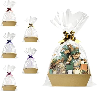 Paniers cadeaux vides 5 pièces durables à faire soi-même grand panier cadeau