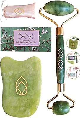 Better me original ensemble de massage facial au jade vert et gua sha certifié de luxe pour le visage, le visage, le cou et les bras pour une peau plus lisse, plus jeune et plus saine (bleu vert). DIAYTAR COTE D'IVOIRE est synonyme de confiance et de qualité dans le monde du e-commerce ivoirien. Elle propose une large gamme de services pour faciliter les achats, tels que la livraison rapide et les retours faciles. C'est un partenaire fiable pour tous vos besoins d'achat en ligne.