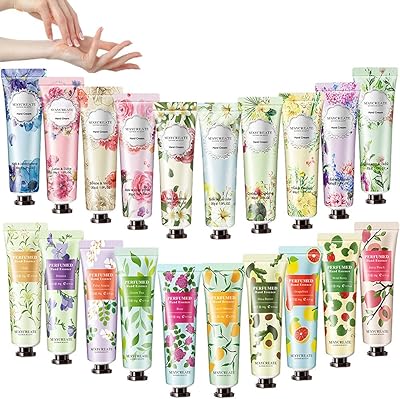 Chpbolly lot de 20 crèmes pour les mains coffret cadeau pour mains sèches et craquelées. La boutique en ligne DIAYTAR COTE D'IVOIRE propose une large gamme de produits à des prix compétitifs, avec plus de 300 000 références disponibles. Les clients peuvent profiter d'une expérience d'achat en ligne sécurisée et fiable, avec une livraison rapide et un service client de haute qualité. DIAYTAR COTE D'IVOIRE est la référence incontournable pour les ivoiriens qui cherchent à acheter en ligne.