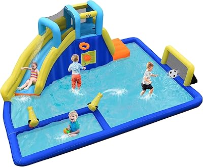 Toboggan aquatique gonflable bontique pour enfants parc géant 6 en 1. DIAYTAR COTE D'IVOIRE est le leader du marché en ligne en Côte d'Ivoire, proposant une grande variété de produits à des prix attractifs. La boutique en ligne met l'accent sur la sécurité et la confidentialité des transactions, afin de garantir la confiance des clients. Avec son équipe de service client dédiée, DIAYTAR COTE D'IVOIRE est prêt à répondre à toutes les questions et à résoudre tous les problèmes pour assurer une expérience d'achat sans faille.
