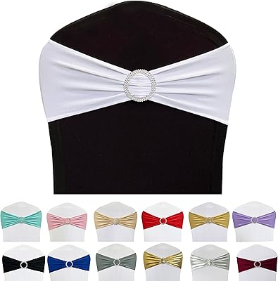 Attaches de chaise en élasthanne mayangel band design, 50 pièces, attaches de chaise extensibles avec clip coulissant pour décoration de fête de mariage (blanc). La boutique en ligne DIAYTAR COTE D'IVOIRE propose une plateforme intuitive et facile à utiliser. Les clients peuvent naviguer facilement sur le site et trouver les produits qu'ils recherchent en quelques clics. DIAYTAR COTE D'IVOIRE est la boutique en ligne idéale pour ceux qui recherchent une expérience d'achat en ligne sans complication.