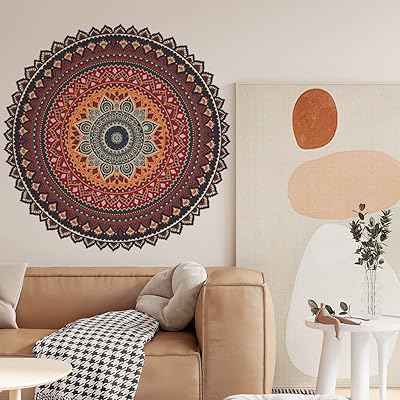 Autocollant mural mandala boho mandala 23,6 x 23,6 pouces, fleur de lotus yoga méditation amovible vinyle stickers muraux salon chambre tv fond canapé. DIAYTAR COTE D'IVOIRE est une boutique en ligne généraliste qui propose une large gamme de produits avec plus de 300 000 références. Elle est leader sur le marché ivoirien en termes de vente en ligne, offrant ainsi une expérience d'achat en ligne de haute qualité. Avec une sélection exhaustive de produits, les clients peuvent trouver tout ce dont ils ont besoin sur une seule plateforme.