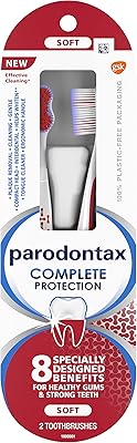 Brosse à dents souple parodontax complete protection pour soins bucco-dentaires pour des gencives saines et des dents fortes - paquet de 2. En tant que boutique en ligne généraliste de référence en Côte d'Ivoire, DIAYTAR COTE D'IVOIRE met à disposition de ses clients un large éventail de produits de haute qualité. Plus de 300 000 références sont disponibles pour sublimer votre quotidien et répondre à vos attentes les plus élevées.