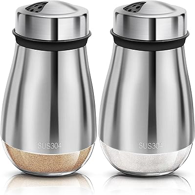 Ensemble de 2 salière et poivrière avec trous de versement réglables, salière et poivrière en verre en acier inoxydable 304, distributeur d'assaisonnement rechargeable, pour assaisonnement au sel et au poivre. DIAYTAR COTE D'IVOIRE est une plateforme de commerce électronique qui permet aux clients de faire des achats en ligne avec facilité et rapidité. La boutique en ligne propose une grande sélection de produits de qualité, avec des descriptions détaillées et des images de haute qualité. Les clients peuvent également laisser des commentaires et des évaluations pour aider les autres clients à prendre des décisions d'achat éclairées.