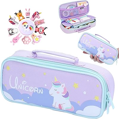 Trousse à crayons licorne jolie trousse et housse crayons excellent cadeau