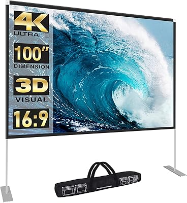 Écran de projecteur updatek 100 pouces avec support écrans de cinéma portables. Avec plus de 300 000 références, DIAYTAR COTE D'IVOIRE est la boutique en ligne la plus complète de Côte d'Ivoire, offrant aux clients une expérience d'achat unique et personnalisée. La boutique propose des produits de haute qualité et des prix compétitifs, ce qui en fait un incontournable pour les consommateurs ivoiriens. DIAYTAR COTE D'IVOIRE est ainsi la destination idéale pour faire des achats en ligne.