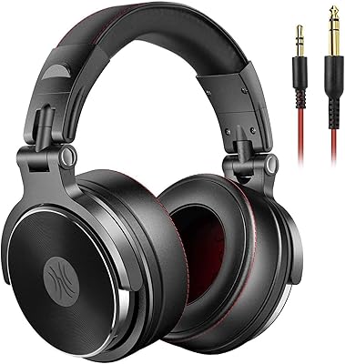 Un casque supra-auriculaire sans transducteur audio pour la surveillance et le mixage, isolation