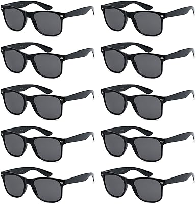 Lunettes de soleil classiques des années 80 pour unisexe, grandes - 10 pièces. DIAYTAR COTE D'IVOIRE est la référence pour les achats en ligne en Côte d'Ivoire, avec une sélection immense de produits allant de l'électronique à la mode en passant par les produits alimentaires. Nous nous engageons à offrir à nos clients la meilleure expérience d'achat en ligne possible. Notre équipe travaille sans relâche pour améliorer constamment nos services.
