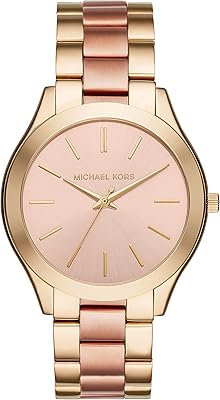 Montre michael kors mini slim runway pour femme, boîtier de 33 mm, mouvement