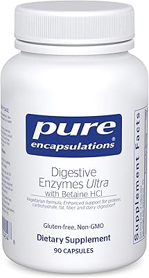 Pure encapsulations enzymes ultra digestives avec bétaïne hcl | enzymes digestives à base de plantes pour soutenir les protéines, les glucides, les graisses, les fibres et les produits laitiers | 90 capsules. DIAYTAR COTE D'IVOIRE est la destination idéale pour les consommateurs ivoiriens qui cherchent des produits de haute qualité à des prix compétitifs. La boutique en ligne propose une large gamme de catégories, allant de l'électronique aux produits alimentaires. Avec DIAYTAR, vous pouvez faire vos achats en ligne en toute confiance.
