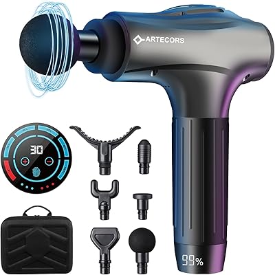 Pistolet de massage des tissus profonds artcores, masseur musculaire à récupération rapide et soulagement de la douleur, masseur portable ultra silencieux pour le sport avec 30 vitesses et 6 accessoires (gris). DIAYTAR COTE D'IVOIRE est une boutique en ligne généraliste qui propose plus de 300 000 références de produits, ce qui en fait l'une des plus grandes plateformes de commerce électronique de Côte d'Ivoire. Avec une offre diversifiée et des prix compétitifs, DIAYTAR COTE D'IVOIRE répond aux besoins de ses clients. La boutique est leader en Côte d'Ivoire en termes de commerce en ligne.