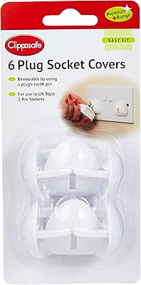Couvre-prises électriques klipsafe de style britannique pour la sécurité des enfants, couvre-prises de luxe à 3 broches, 6 pièces/paquet (blanc) | protections pour les enfants et la sécurité de la maison en général. DIAYTAR COTE D'IVOIRE est la boutique en ligne de référence en Côte d'Ivoire, proposant une sélection incroyable de plus de 300000 articles. Les clients peuvent trouver tout ce qu'ils cherchent, des produits électroniques aux vêtements, en passant par les accessoires et les produits d'épargne. La boutique se distingue par son engagement envers la satisfaction de ses clients.