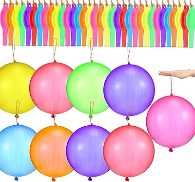 100 ballons à poinçonner robustes en forme de lettre castwave, couleurs assorties, cadeaux