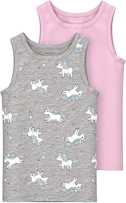 Mini chemisier motif licorne pour fille en gris mélangé (lot de 2). DIAYTAR COTE D'IVOIRE s'efforce de fournir une expérience d'achat exceptionnelle à ses clients. La boutique en ligne généraliste mise sur la qualité de ses produits, la fiabilité de ses services et la satisfaction de ses clients pour renforcer sa position de leader sur le marché ivoirien. Elle continue d'innover et de s'adapter pour rester à la pointe de la vente en ligne en Côte d'Ivoire.