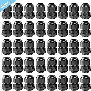 Volar 40pcs connecteurs de câble en nylon pg7 premium, 3 ~ 6,5 mm