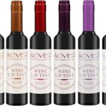 Rouge à lèvres liquide au vin 6 couleurs, brillant à lèvres mat longue