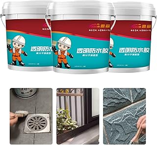 Colle transparente imperméable pour carrelage mural et peinture de salle de bain (900g)