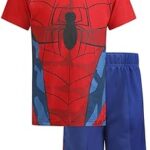 Ensemble t-shirt et short marvel avengers spiderman pour jeune garçon