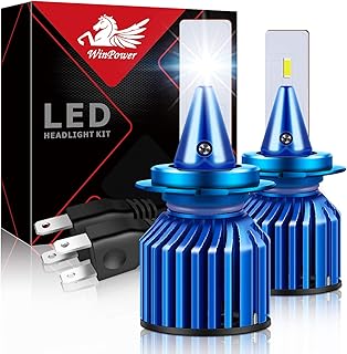 Kit d'ampoule led de remplacement win power 6000k, blanc, 2 pièces, h7