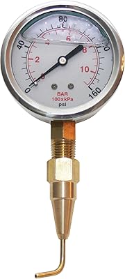 Tête de pito et jauge de tube underhill a-h cgbk 160 psi