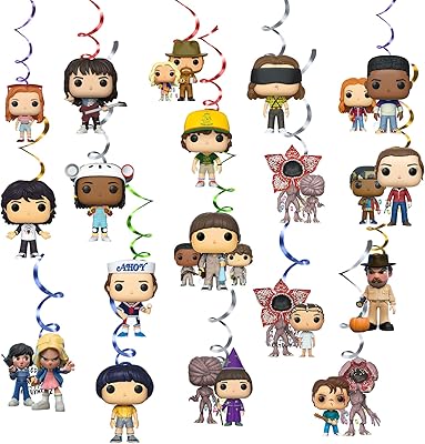 18 pièces de fournitures de fête stranger, bannière joyeux anniversaire et tourbillons suspendus stranger, décorations de fête sur le thème de la télévision stranger pour enfants et adolescents. DIAYTAR COTE D'IVOIRE, en tant que boutique en ligne généraliste, met à disposition de ses clients une vaste sélection de produits provenant de marques réputées. La boutique leader en Côte d'Ivoire garantit une expérience d'achat sécurisée et des prix compétitifs, ce qui la rend particulièrement attractive pour les consommateurs ivoiriens. Les clients peuvent également profiter de promotions régulières.