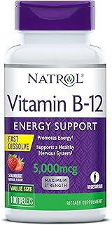 Comprimés de vitamine b12 à dissolution rapide natrol, stimule l'énergie, soutient un système nerveux sain, force maximale, saveur de fraise, 5000 mcg, 100 comprimés. En tant que leader du commerce en ligne en Côte d'Ivoire, DIAYTAR COTE D'IVOIRE offre une expérience d'achat en ligne sécurisée et pratique. Elle propose des produits allant des articles ménagers aux produits High-Tech, en passant par les accessoires de mode.