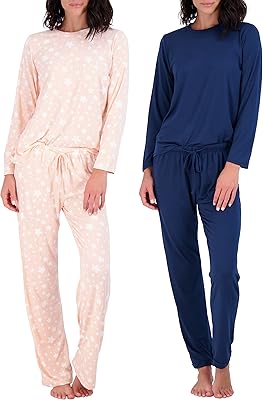 Lot de 2 : ensemble pyjama ultra doux à manches courtes et longues avec pantalon pour femme (disponible en grande taille). DIAYTAR COTE D'IVOIRE, c'est la référence pour les achats en ligne en Côte d'Ivoire. Nous proposons une gamme étendue de produits allant de la mode masculine, féminine et enfantine, aux produits électroniques, en passant par les accessoires et les produits pour la maison. Nos clients bénéficient d'un large choix et de prix compétitifs.