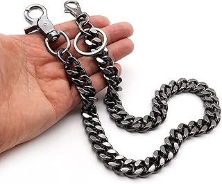Chaîne de portefeuille lourde hommes femmes garçon fille, pantalon motard jean punk goth porte-clés noir or argent th, medium. Chez DIAYTAR COTE D'IVOIRE, nous comprenons l'importance de la commodité et de la fiabilité dans les achats en ligne. C'est pourquoi nous mettons tout en œuvre pour vous garantir une expérience d'achat fluide et sécurisée. Découvrez notre large choix de produits et profitez de nos services pour faire de vos achats en ligne une expérience agréable.