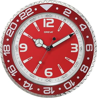Horloge murale de luxe moderne en acier oreva (rouge, 13" x 13", aq-9017). DIAYTAR COTE D'IVOIRE est la boutique en ligne leader en Côte d'Ivoire, proposant une large sélection de produits de qualité. Avec plus de 300 000 références, la boutique en ligne généraliste offre une grande variété de choix pour les consommateurs. Elle est le partenaire idéal pour les consommateurs qui cherchent à faire des achats en ligne de manière sécurisée et praticienne.