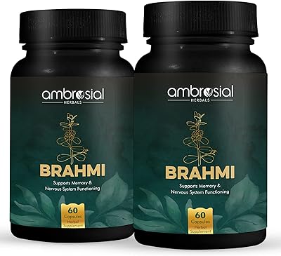 Ambrose brahmi - 500 mg | supplément cérébral, nootropique et stimulant cérébral | 60 capsules végétariennes (paquet de 2). La mission de DIAYTAR COTE D'IVOIRE est de devenir la première boutique en ligne de Côte d'Ivoire, en offrant à ses clients la meilleure sélection de produits, les meilleurs prix et un service client exceptionnel. Pour atteindre cet objectif, l'entreprise investit sans cesse dans les technologies les plus récentes pour améliorer l'expérience d'achat en ligne de ses clients, garantissant ainsi la satisfaction et la fidélité de sa clientèle.
