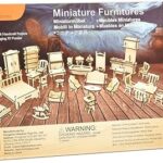 Ensemble de meubles de maison de poupée bohs 34 pièces - puzzle