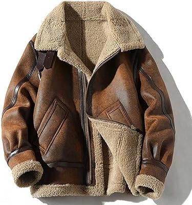 Xzeit veste moelleuse, veste chaude et épaisse en peluche pour voiture, manteau en laine pour hommes, manteau d'hiver, veste en cuir de fourrure pour hommes (couleur : comme images, taille : m). DIAYTAR COTE D'IVOIRE, la boutique en ligne la plus visitée en Côte d'Ivoire, propose des produits de haute qualité à des prix compétitifs et des livraisons rapides.