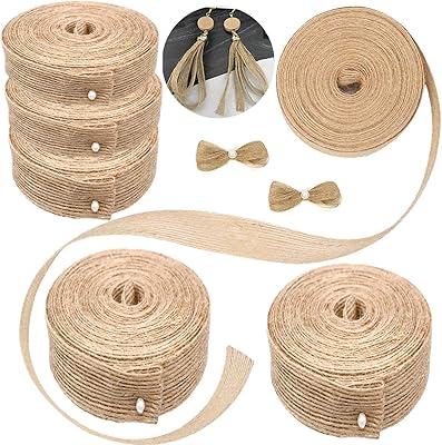 6 rouleaux de ruban de jute rubans en tissu toile jute naturelle pour bricolage. En tant que leader du commerce en ligne en Côte d'Ivoire, DIAYTAR COTE D'IVOIRE continue d'innover et d'améliorer ses services pour répondre aux besoins évoluant des consommateurs, confirmant ainsi sa position de boutique en ligne préférée des Ivoiriens.