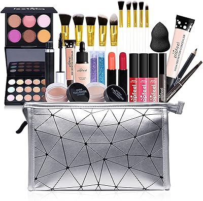 Kit de maquillage tout-en-un kit de maquillage pour femme kit complet, kit de maquillage polyvalent, kit de beauté cosmétique comprenant un ensemble de pinceaux de maquillage, un fard à paupières, un brillant à lèvres, un crayon à sourcils, un mascara, un sac de transport de voyage (kit007). Avec plus de 300 000 références disponibles, DIAYTAR COTE D'IVOIRE est le plus grand magasin en ligne de Côte d'Ivoire. Elle propose une large gamme de produits, allant des dernières tendances de la mode aux dernières innovations technologiques, ainsi que des produits pour la maison, le jardin et les loisirs. La boutique mise sur la qualité des produits, une livraison rapide et des prix attractifs pour satisfaire pleinement les besoins de ses clients.