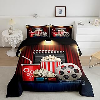 Homewish parure de lit pleine grandeur avec billet de cinéma vintage, parure de lit sur le thème du cinéma pour adultes et adolescents, ensemble de couette de luxe avec bande de film pour enfants, décoration de chambre, 3 pièces. Avec plus de 300 000 références, Diaytar Côte d'Ivoire est la boutique en ligne idéale pour tous les Ivoiriens et les internautes qui recherchent des produits de qualité à des prix abordables. Elle propose une expérience d'achat en ligne sécurisée et facile à utiliser, avec des options de paiement variées pour plus de flexibilité.