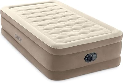 Matelas pneumatique doux en fibre ultra douce intex 64425ed avec pompe électrique intégrée