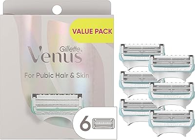 Lames de rasoir pour femmes gillite venus intimate grooming 6 lames