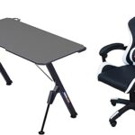 Chaise de contre-gaming mahmayi tj hyg 01 chaise noire et blanche