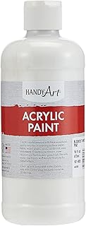 Peinture acrylique pour étudiants handyart - 16 oz - blanc bloqué
