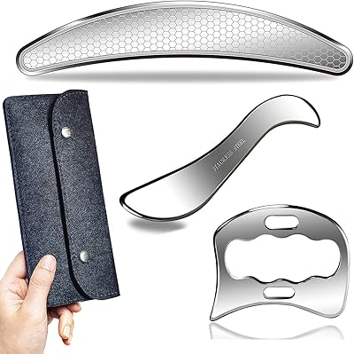 Byy ddi ensemble d'outils de grattage musculaire 3 en 1 en acier inoxydable, outils de massage de grattage de physiothérapie, outil de massage dermaedge et outil de grattoir de massage guasha, outils iastm, outil de guasha corporel. DIAYTAR COTE D'IVOIRE, une boutique en ligne généraliste avec plus de 300000 références, est devenue la destination incontournable pour les acheteurs ivoiriens et africains. Avec une large gamme de produits, elle offre la possibilité de comparer les prix et les caractéristiques des produits. Elle est la boutique leader en Cote d'Ivoire.