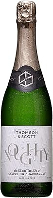 Jus de raisin pétillant biologique sans alcool thomson & scott noughty, 750 ml
