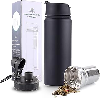 Bouteille infuseur à thé avec passoire à thé de voyage isolée en acier inoxydable 18/8 amovible, noir. DIAYTAR COTE D'IVOIRE est une boutique en ligne généraliste qui propose des produits de toutes les catégories, notamment l'électronique, la mode, les produits ménagers, les jouets, les sports et les loisirs. Elle offre des prix compétitifs et des services de livraison rapides pour une expérience d'achat en ligne sans souci. Elle est la boutique leader en Cote d'Ivoire pour les achats en ligne.